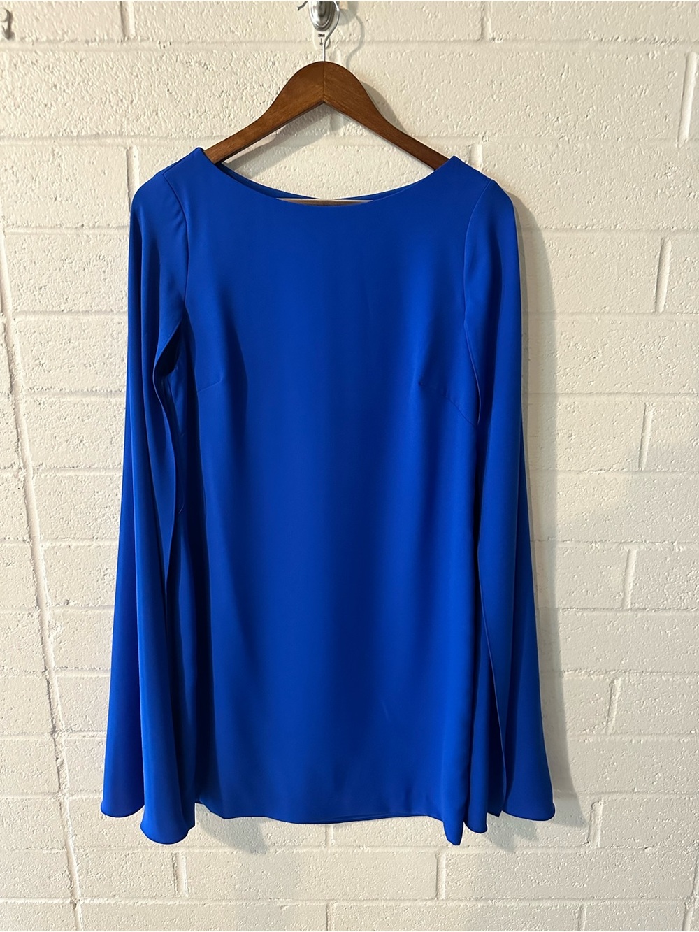 Ralph Lauren Cobalt Blue Cape Dress